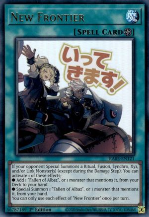 Image of New Frontier (RA05-EN121) - Rarity Collection 5 1st Edition