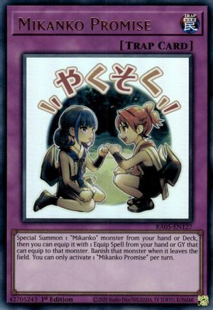 Image of Mikanko Promise (RA05-EN127) - Rarity Collection 5 1st Edition