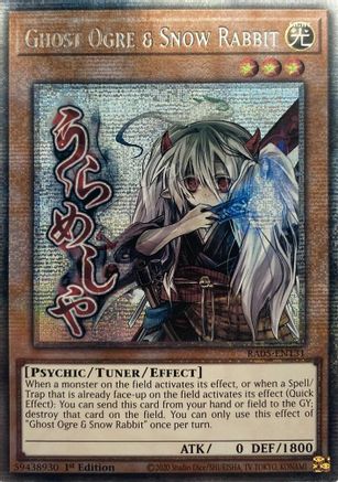 Image of Ghost Ogre & Snow Rabbit (Starlight Rare) (RA05-EN131) - Rarity Collection 5 1st Edition