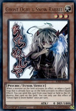Image of Ghost Ogre & Snow Rabbit (RA05-EN131) - Rarity Collection 5 1st Edition