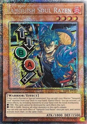Image of Vanquish Soul Razen (Starlight Rare) (RA05-EN134) - Rarity Collection 5 1st Edition
