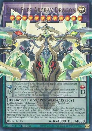 Image of Odd-Eyes Arcray Dragon (RA05-EN145) - Rarity Collection 5 1st Edition