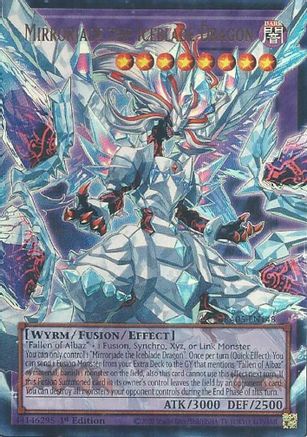 Image of Mirrorjade the Iceblade Dragon (RA05-EN148) - Rarity Collection 5 1st Edition