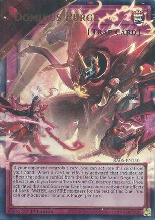 Image of Dominus Purge (RA05-EN150) - Rarity Collection 5 1st Edition