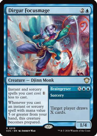 Image of Dirgur Focusmage (SOC-018) - Commander: Secrets of Strixhaven