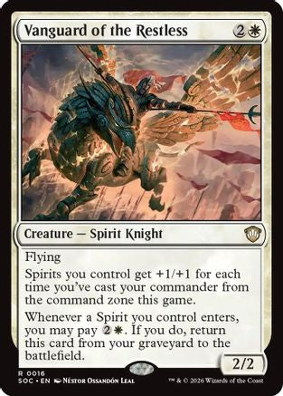 Image of Vanguard of the Restless (SOC-016) - Commander: Secrets of Strixhaven