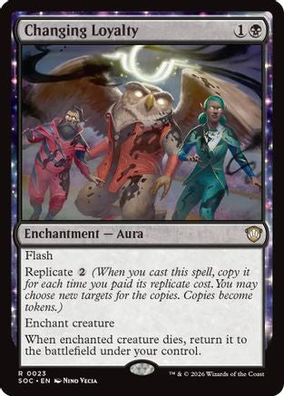 Image of Changing Loyalty (SOC-023) - Commander: Secrets of Strixhaven