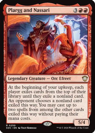 Image of Plargg and Nassari (SOC-250) - Commander: Secrets of Strixhaven