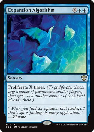 Image of Expansion Algorithm (SOC-019) - Commander: Secrets of Strixhaven