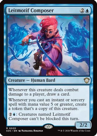 Image of Leitmotif Composer (SOC-020) - Commander: Secrets of Strixhaven