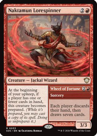 Image of Naktamun Lorespinner (SOC-033) - Commander: Secrets of Strixhaven