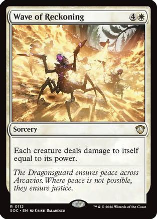 Image of Wave of Reckoning (SOC-112) - Commander: Secrets of Strixhaven