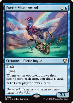 Image of Faerie Mastermind (SOC-114) - Commander: Secrets of Strixhaven