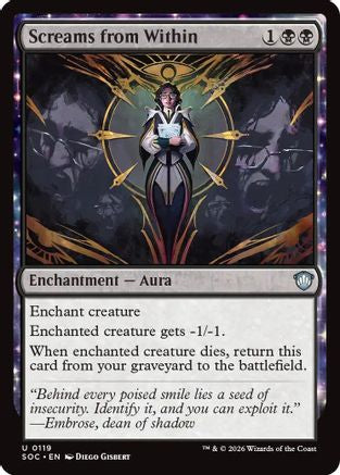 Image of Screams from Within (SOC-119) - Commander: Secrets of Strixhaven