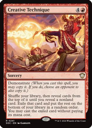 Image of Creative Technique (SOC-241) - Commander: Secrets of Strixhaven