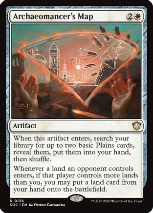 Image of Archaeomancer's Map (SOC-136) - Commander: Secrets of Strixhaven