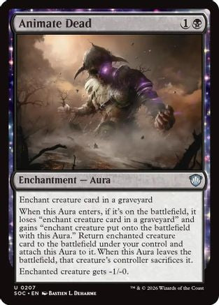 Image of Animate Dead (SOC-207) - Commander: Secrets of Strixhaven