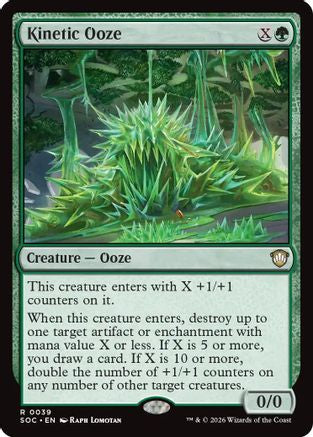 Image of Kinetic Ooze (SOC-039) - Commander: Secrets of Strixhaven