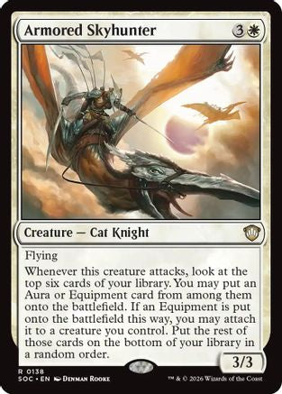 Image of Armored Skyhunter (SOC-138) - Commander: Secrets of Strixhaven