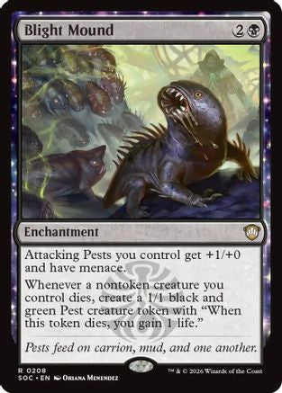 Image of Blight Mound (SOC-208) - Commander: Secrets of Strixhaven