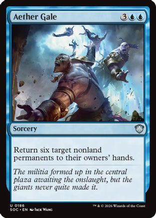 Image of Aether Gale (SOC-186) - Commander: Secrets of Strixhaven