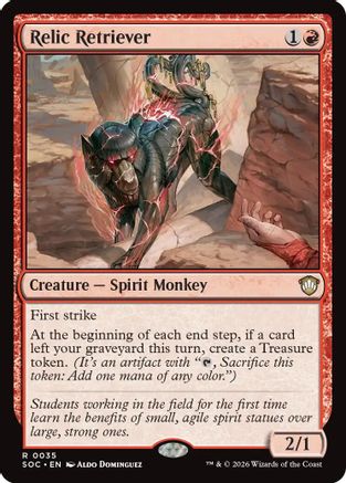 Image of Relic Retriever (SOC-035) - Commander: Secrets of Strixhaven
