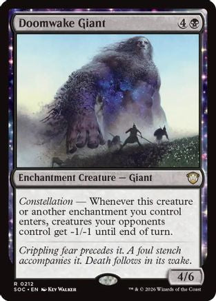 Image of Doomwake Giant (SOC-212) - Commander: Secrets of Strixhaven