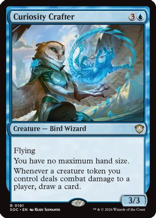 Image of Curiosity Crafter (SOC-191) - Commander: Secrets of Strixhaven