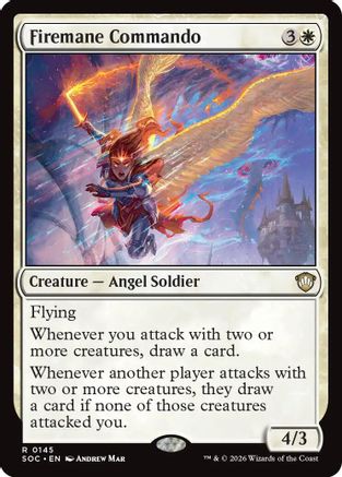 Image of Firemane Commando (SOC-145) - Commander: Secrets of Strixhaven
