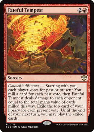 Image of Fateful Tempest (SOC-031) - Commander: Secrets of Strixhaven
