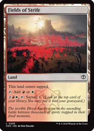 Image of Fields of Strife (SOS-255) - Secrets of Strixhaven
