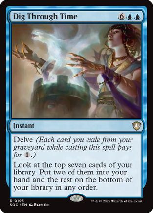 Image of Dig Through Time (SOC-195) - Commander: Secrets of Strixhaven
