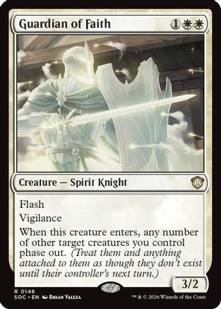 Image of Guardian of Faith (SOC-148) - Commander: Secrets of Strixhaven
