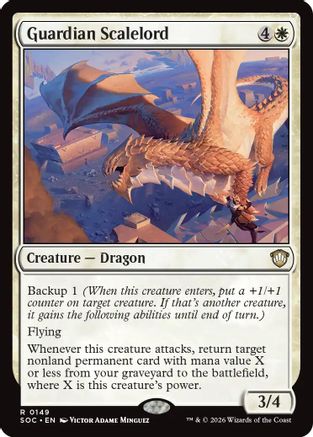 Image of Guardian Scalelord (SOC-149) - Commander: Secrets of Strixhaven