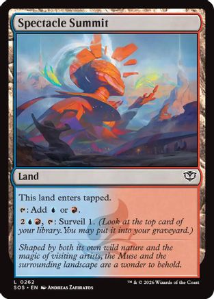 Image of Spectale Summit (SOS-262) - Secrets of Strixhaven Foil