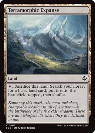 Image of Terramorphic Expanse (SOS-265) - Secrets of Strixhaven Foil