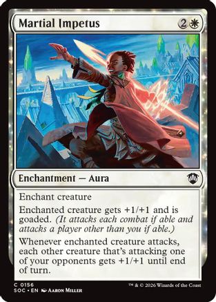 Image of Martial Impetus (SOC-156) - Commander: Secrets of Strixhaven