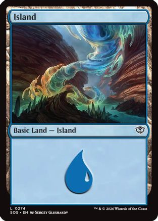 Image of Island (0274) (SOS-274) - Secrets of Strixhaven