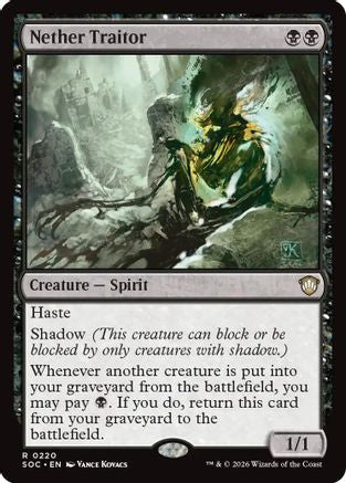 Image of Nether Traitor (SOC-220) - Commander: Secrets of Strixhaven