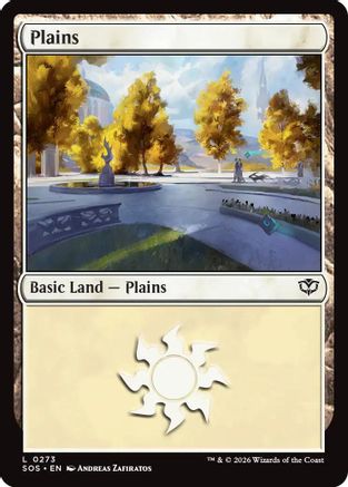Image of Plains (0273) (SOS-273) - Secrets of Strixhaven Foil