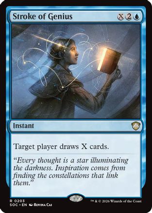 Image of Stroke of Genius (SOC-203) - Commander: Secrets of Strixhaven