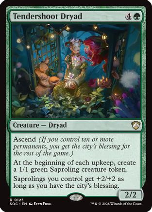 Image of Tendershoot Dryad (SOC-125) - Commander: Secrets of Strixhaven