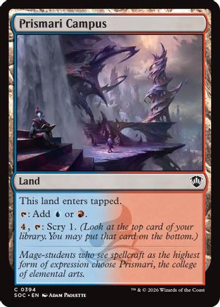 Image of Prismari Campus (SOC-394) - Commander: Secrets of Strixhaven