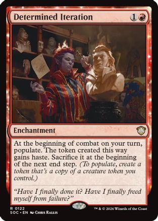 Image of Determined Iteration (SOC-122) - Commander: Secrets of Strixhaven