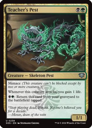 Image of Teacher's Pest (SOS-238) - Secrets of Strixhaven