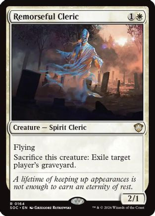 Image of Remorseful Cleric (SOC-164) - Commander: Secrets of Strixhaven