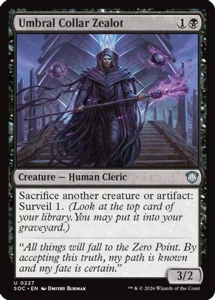 Image of Umbral Collar Zealot (SOC-227) - Commander: Secrets of Strixhaven