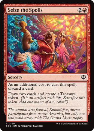 Image of Seize the Spoils (SOS-129) - Secrets of Strixhaven Foil