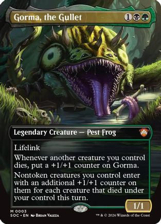 Image of Gorma, the Gullet (Borderless) (SOC-003) - Commander: Secrets of Strixhaven Foil