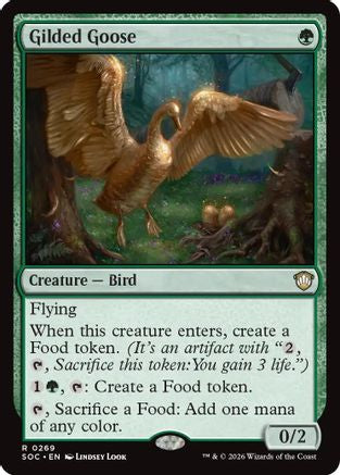 Image of Gilded Goose (SOC-269) - Commander: Secrets of Strixhaven